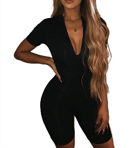 black romper bodysuit