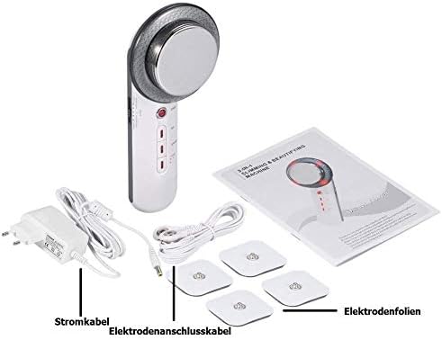 AYQ 3 in 1 Professional Ultrasonic Fat Cellulite Removal Massager for Face and Body Compact Infrared Beauty Equipment Galvanic Power Device Ultrasonic Microcurrent Infrared Cavitation Device for Fat Loss Cellulite and Excess Fat, for Cheek Arm Waist Thigh Lower Leg, Good Gift for Mother