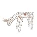 Nantucket 42-Inch Lighted Animated Feeding Doe Deer w/ 105 Lights