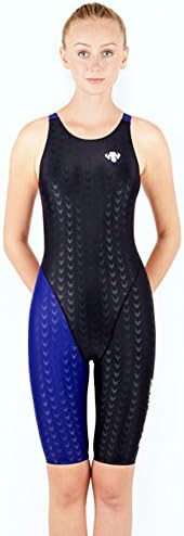 Girls Colorful One Piece Sharkskin Sport Racing Technical Full Knee Length Swimwear Swimsuit