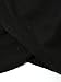 Joeoy Women's Black Criss Cross Wrap Front V Neck Long Sleeve Knit Sweater Jumper-L
