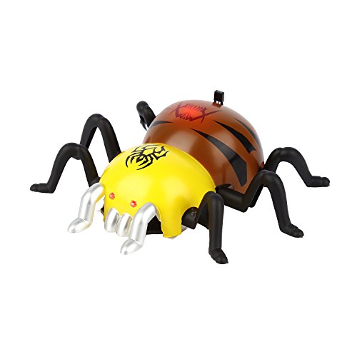 YKS Wall Climbing Car Window Sucker Mini Infared RC Remote Control Racing Car Spider Shaped USB Rechargeable Monster Truck Vehicle Toy for Children Adult Gift
