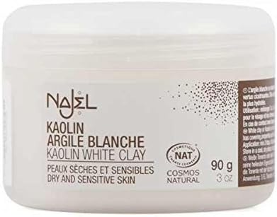 Najel Kaolin White Clay Powder Dry Sensitive Skin 90g by Najel