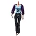 Buytra 6 Pack Doll Accessories Handmade Fashion Shorts Pants Vest Outfit Clothes for Barbie Doll Girls' Birthday Gift
