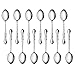 New Star Foodservice 58703 Rose Pattern, 18/0 Stainless Steel, Dinner/Dessert Spoon, 7-Inch, Set of 12