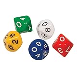 EAI Education 10-Sided Dice 0-9: Set of 25