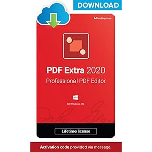PDF Extra 2020 – DOWNLOAD/ Online License – Professional PDF Editor – Edit, Protect, Annotate, Fill and Sign PDFs – 1 PC…