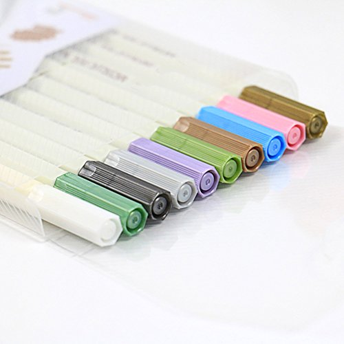 Fine Metallic Markers Paints Pens,Metal Art Permanent Medium-Tip,Stained Glass Paint Markers for Painting Rocks,Black Paper,Photo,Album,Gift Card Making,Christmas Present,DIY Craft Kids,10pcs/Set - Thumbnail 4