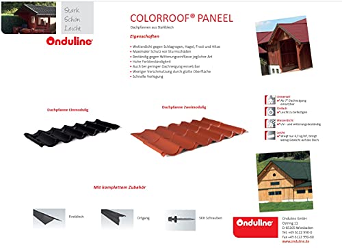 Trapezblech Colorroof® Paneel Ortgangbleche terracotta – Bild 4