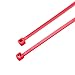 Nylon Zip Ties (Pack of 500pcs) 8 Inch with Self Locking Cable Ties (Red)