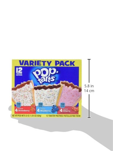 6 Pop+Tarts+Breakfast+Pastries+Strawberry+Blueberry