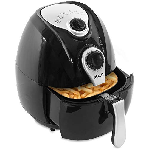 Click Here to See More Images Black Electric Air Fryer Digital Fat Technology Rapid Good Cooking Healthy Oil-Less by Turner's Merchant House