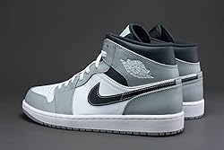 Jordan Mens 1 Mid 554724 660 Reverse Bred - Size 16