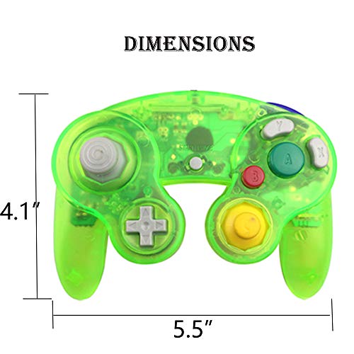 Reiso GC Controller, 2 Pack Classic Wired Controller for Wii Gamecube