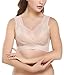 Intimate Portal Women Elegance Leisure Bra Wire Free Full Coverage Pocketed Bra Beige 36D 38B 38C 40A