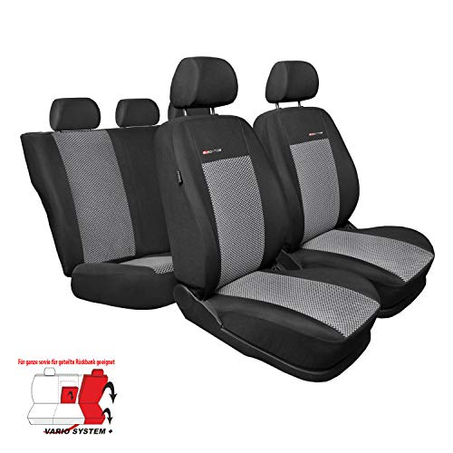 Saferide | Universele grijze stoelhoezen complete set stoelhoes voor auto stoelbeschermer set beschermhoezen autostoel… - Afbeelding 4