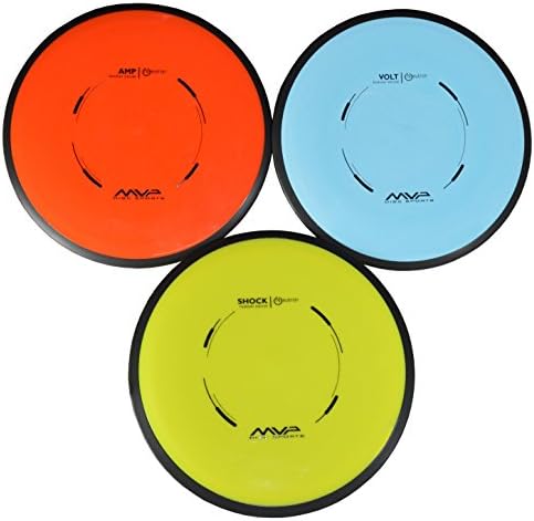 MVP Disc Golf Neutron Driver Set: AMP, VOLT, SHOCK Colors Will Vary