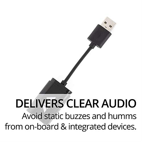 Antlion Audio USB Stereo Sound Card Adapter for Microphones and