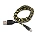 3ft 6ft 10ft Braided Fabric Micro USB Data&Sync Charger Cable Cord For Android Phones Samsung HTC Blackberry LG(High Quality)