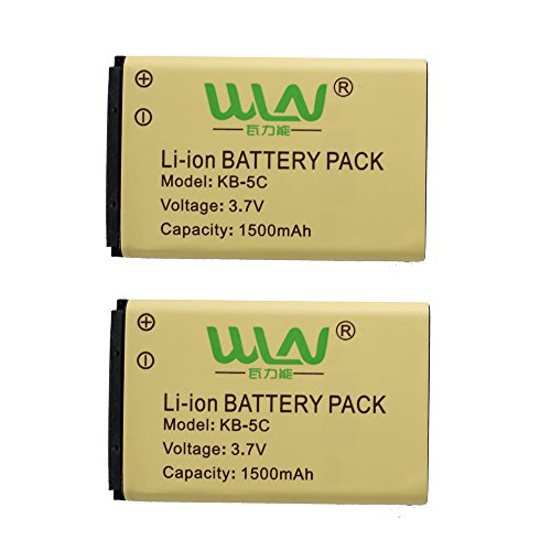 WLN KD-C1 Two way Radio Rechargeable Li ion 1500mAh For AP-100 (2Pack) WLN KD-C1 Two way Radio Rechargeable Li ion 1500mAh For AP-100 (2Pack)