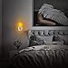 MAYMII·HOME 4 Pack Himalayan Salt Rock Night Light Pink Salt Lamp, Hand Craved Natural Salt Rock, Saftey Certified Wall Plug E12 Base, Amber White Light for Ambiance Lighting, Decoration, Yoga,