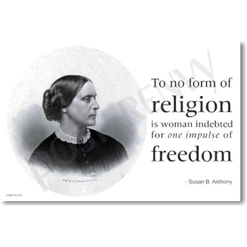 Amazon.com: Susan B Anthony - Women Suffrage - New Famous Person Poster