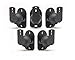5 Pack of Black Speaker Wall Mount Brackets for Bose, Sony, Panasonic, Samsung and More primary