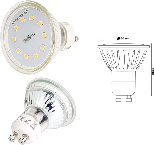 Bodeneinbauleuchte Alfa K IP67 Wasserdicht 230Volt AC GU10 5Watt LED Leuchtmittel Warmweiß 2700Kelvin 450Lumen befahrbar… – Bild 5