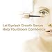 Eyelash Growth Serum - 100% Natural Eyelash Eyebrow Enhancer Lash Growth Serum give you Longer and Thicker Eyelash, Fuller and Healthier Eyebrow - 3ml - No more False Eyelashes & Eyebrow Tattooing