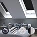 johgee Blackout Curtains for Bedroom, Thermal Insulated Windows Shade Blinds 1 pcs (Black 29.9