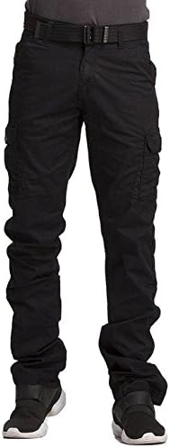 PLus91 Stylish and Trendy Men's Cargo Pants (plainopenblack-01)