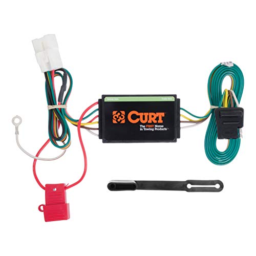 CURT 56040 Vehicle-Side Custom 4-Pin Trailer Wiring Harness for Select Subaru Forester, Outback, Sport, XV Crosstrek