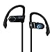 UCero Waterproof Bluetooth Sports 4.1 Headphones Wireless Earhook in Ear Earphones with Mic and APT-X Secure Fit Running,Cycling,Hiking for iPhone 7,7Plus,Samsung S6 and Other Devices(Black-Blue)