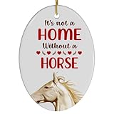 Cream Perlino Horse Christmas Ornament 2024 - Its