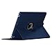 iPad 9.7 2018 / 2017 Case, JYtrend (R) Rotating Stand Smart Case Magnetic Auto Wake Up/Sleep Cover For A1893 A1954 A1822 A1823 MP2G2LL/A MP2J2LL/A MPGT2LL/A MPGW2LL/A MP2F2LL/A MP2H2LL/A (Royal Blue)