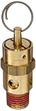 Control Devices ST Series Brass ASME Safety Valve, 150 psi Set Pressure, 1/4" Male NPT
