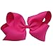 XIMA 25pcs 5inch Grosgrain Hair Bows with Clip for Children Hair Accessories (with clip mixcolors)