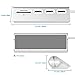 USB 3.0 Hub Ultra Slim 3-Port Aluminum Hub with 2-Slot SD/TF Card Reader Combo, 5 in 1 Superspeed USB 3.0 Hub for MacBook Pro 13/15, iMac, Mac Pro/Mini, Surface Pro, PCs and More - Gray
