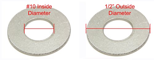 1 Stainless+Washer+Pack+18+8+Finish