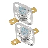 Uxcell a12071300ux0134 Temperature Switch Ceramic Thermostat (Pack of 2)