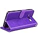 Grand Prime Case, Arae Samsung Galaxy Grand Prime wallet case,[Wrist Strap] Flip Folio [Kickstand Feature] PU leather wallet case with ID&Credit Card Pockets For Samsung Galaxy Grand Prime (Purple)