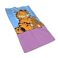 AEPWQDQW Microfiber Bath Towel Garfield Soft Hand Towels, Pool Towels and Gym Towels