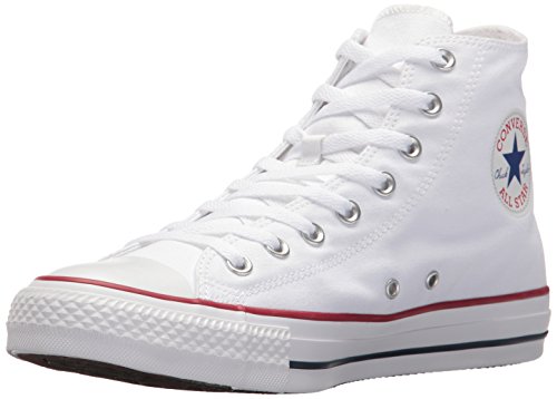 Converse  chuck taylor all star high top shoe, optical white, 8.5…