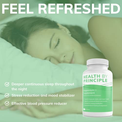 Magnesium Supplement with Glycinate, Citrate, Taurate & Malate for