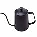 Kingnice 600 Milliliter 2.5 Cup Stainless Steel Pouring Over Gooseneck Kettle for Coffee or Tea