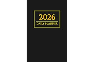 2026 Daily Planner One Page Per Day: Daily diary 2026 for 365 days | Monthly agenda | 5.5" x 8.5" | 12 months from Jan 1, 202
