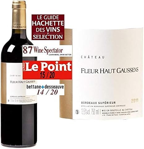 Chateau Fleur Haut Gaussens Bordeaux Superieur Amazon Fr Bebes Puericulture