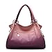 Realer Women's Handbag Tote Purse Shoulder Bag Pu Leather Fashion Top Handle Designer Bags for Ladies
