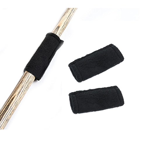 HUELE 3pcs Black Billiard Cue Shaft Slicker Snooker Towel Cloth Burnisher Cue Shaft Cleaner Polisher - Thumbnail 3