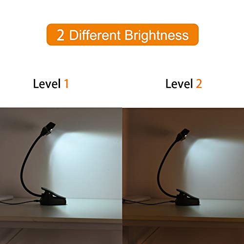 Kanzd Flexible USB Clip-On Music Piano LED Light Reading Study Book Lamp (A) - Thumbnail 2